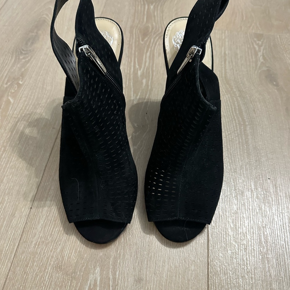 Vince Camuto Women's Open Toe Sling Back Booties